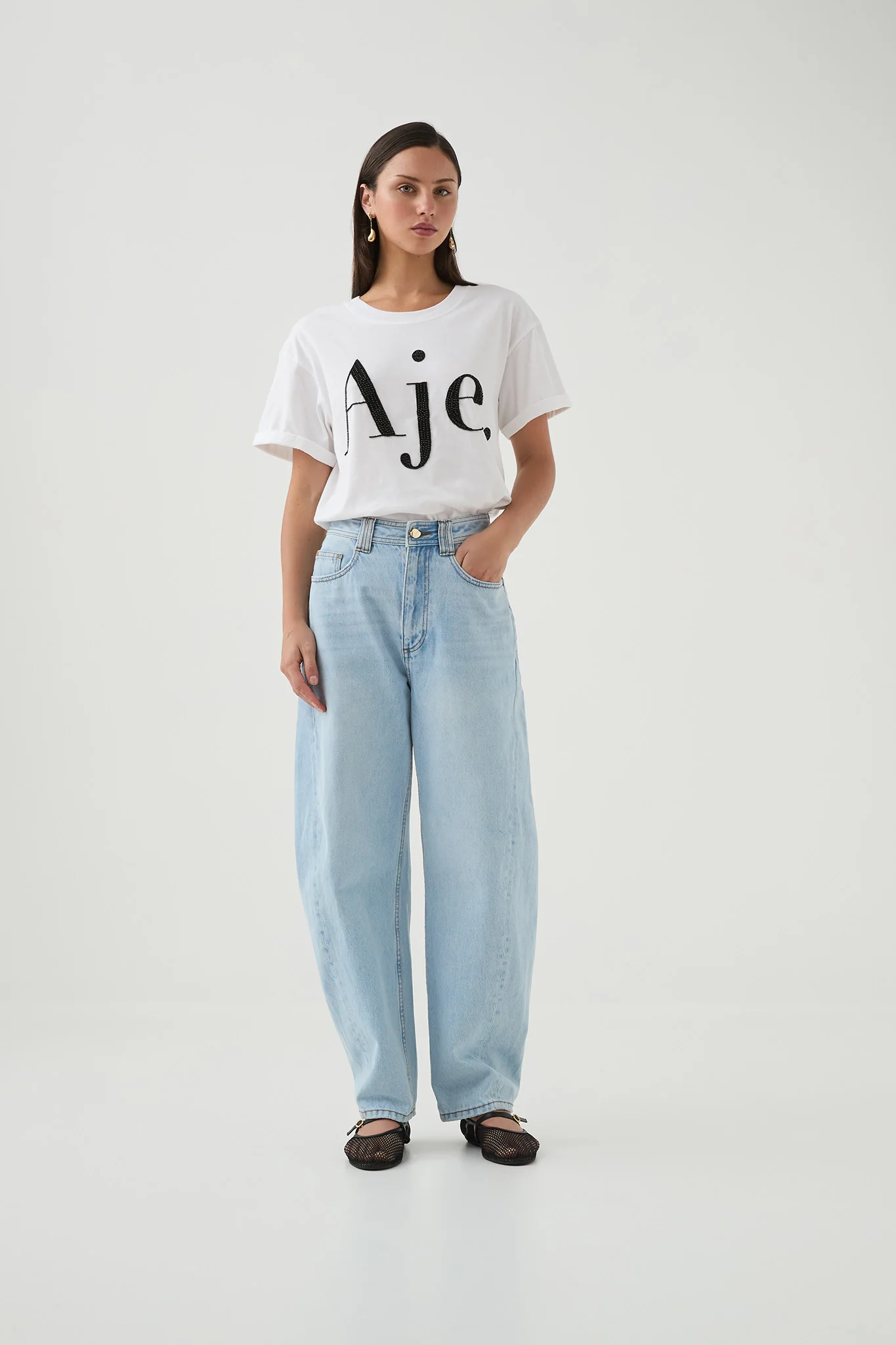 Beyond Embellished Logo Tee 3 Beyond Embellished Logo Tee