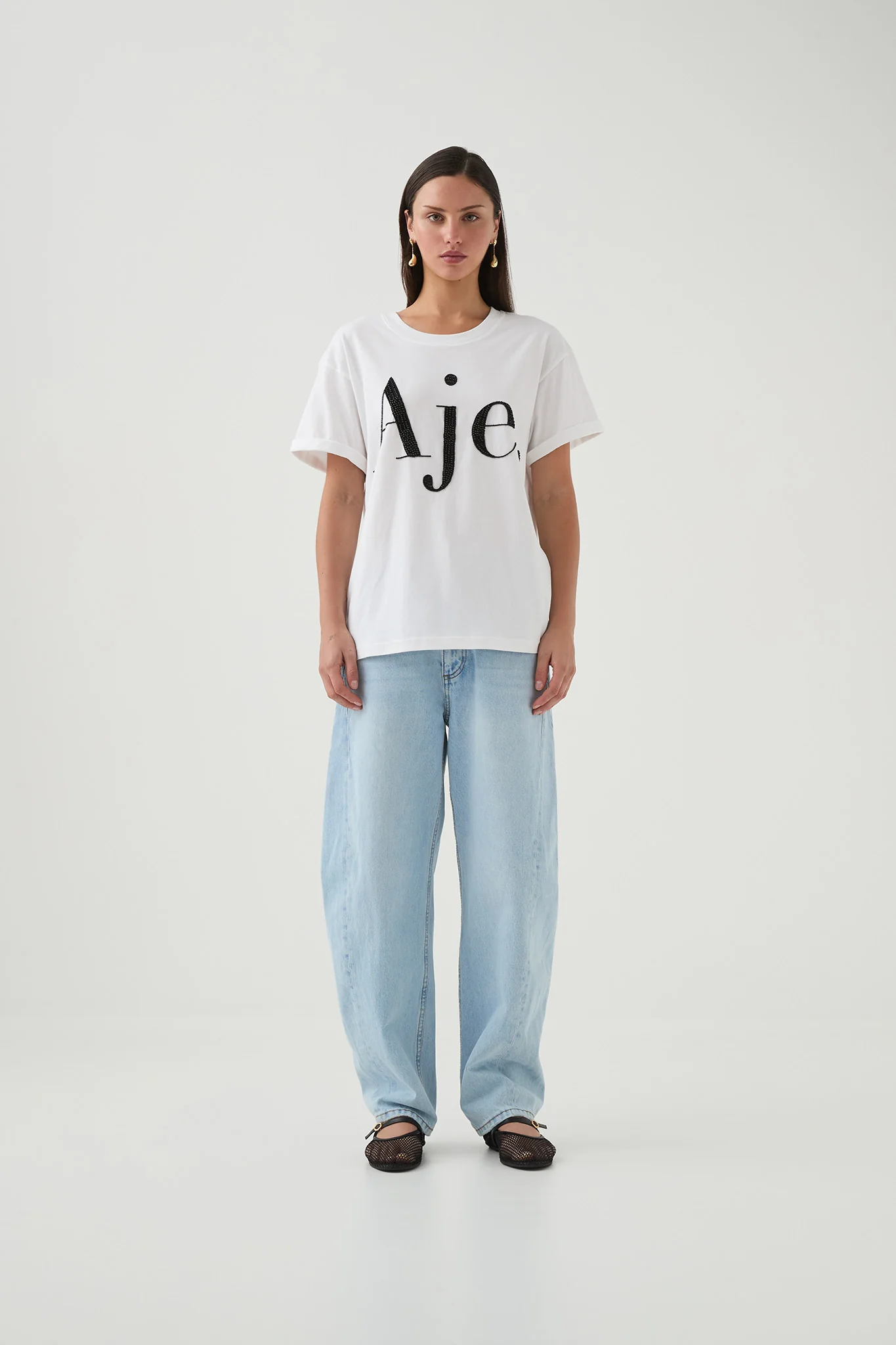 Beyond Embellished Logo Tee 6 Beyond Embellished Logo Tee