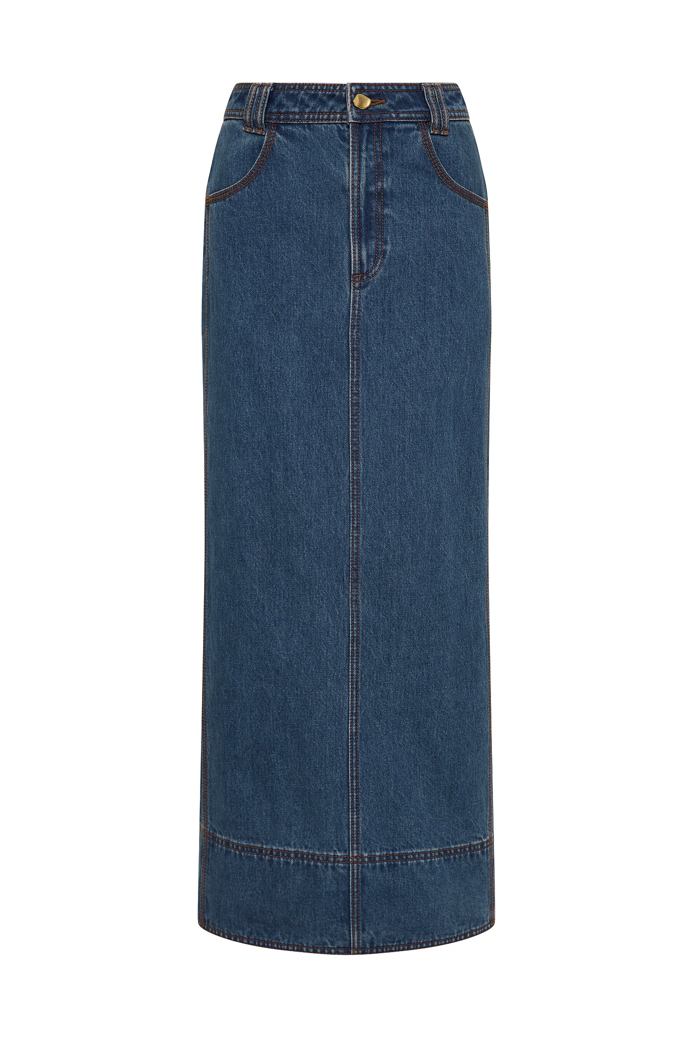 Phoenix Denim Midi Skirt 2 Phoenix Denim Midi Skirt