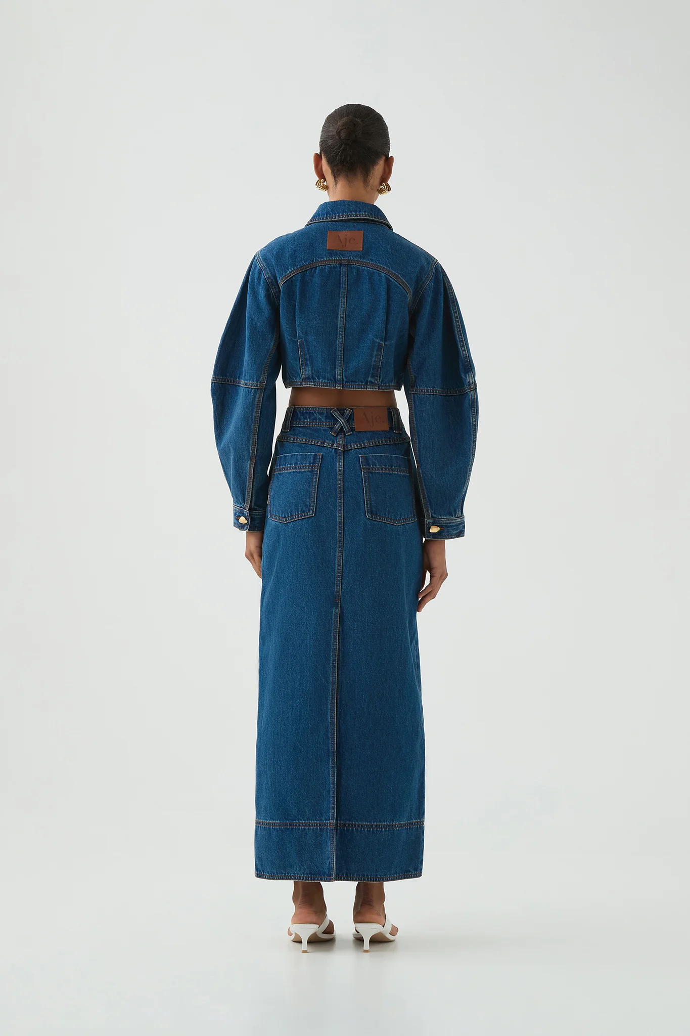 Phoenix Denim Midi Skirt 6 Phoenix Denim Midi Skirt