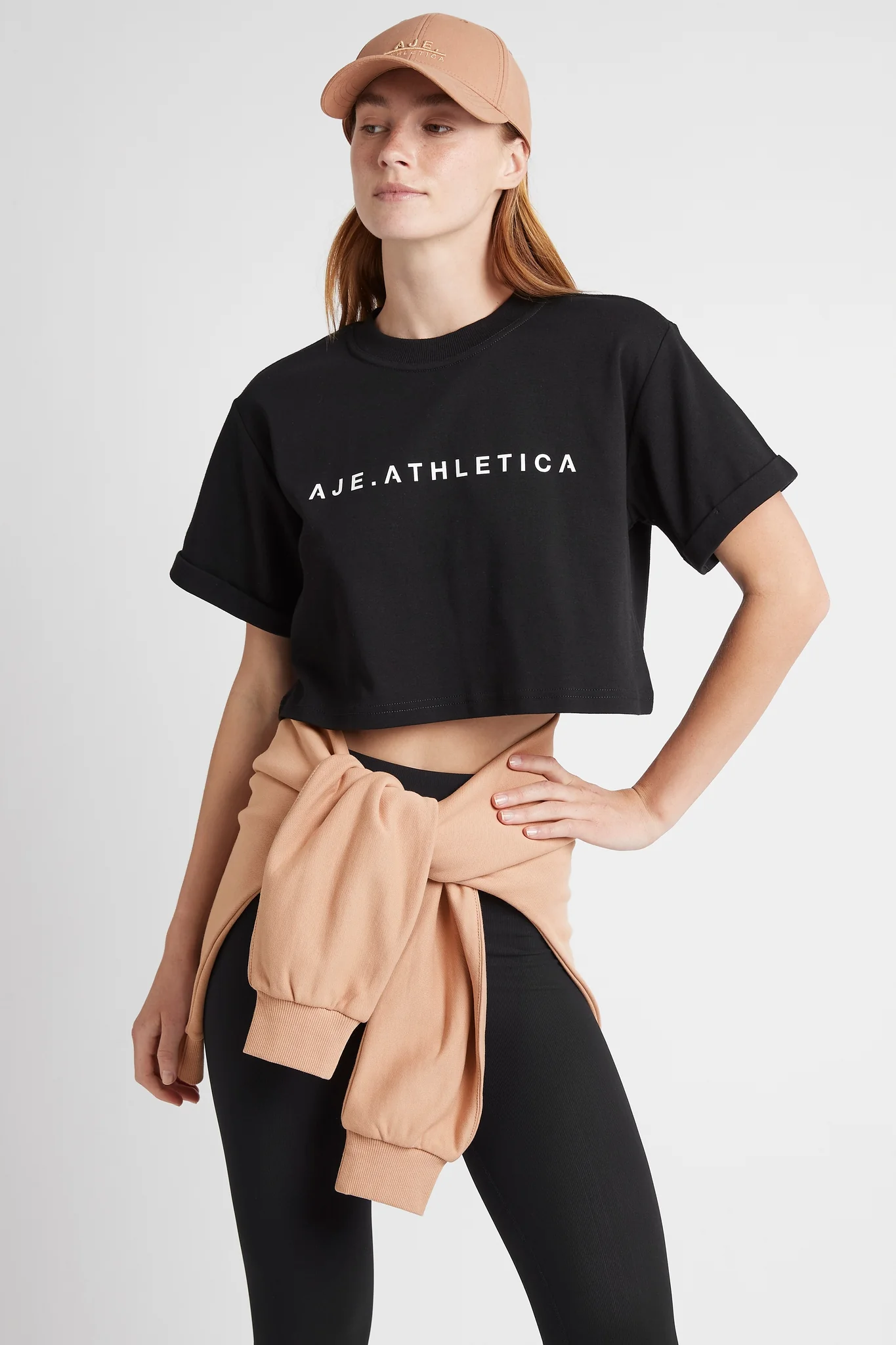 Cropped Signature Logo T-Shirt 104