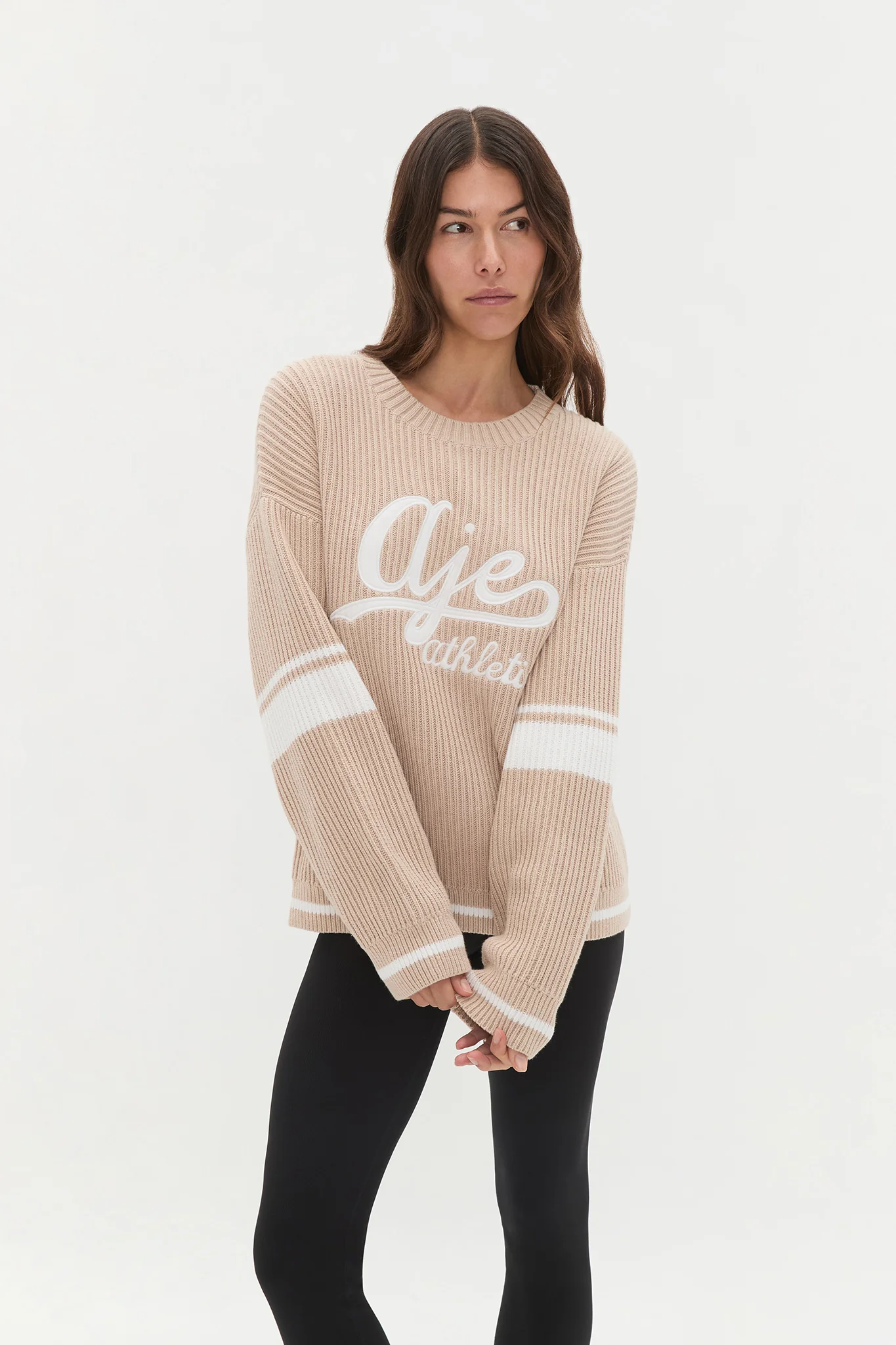 Varsity Logo Rib Knit 401 1 Varsity Logo Rib Knit 401