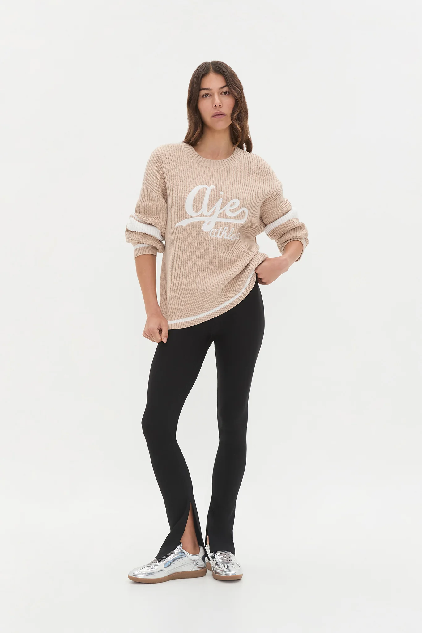 Varsity Logo Rib Knit 401 3 Varsity Logo Rib Knit 401