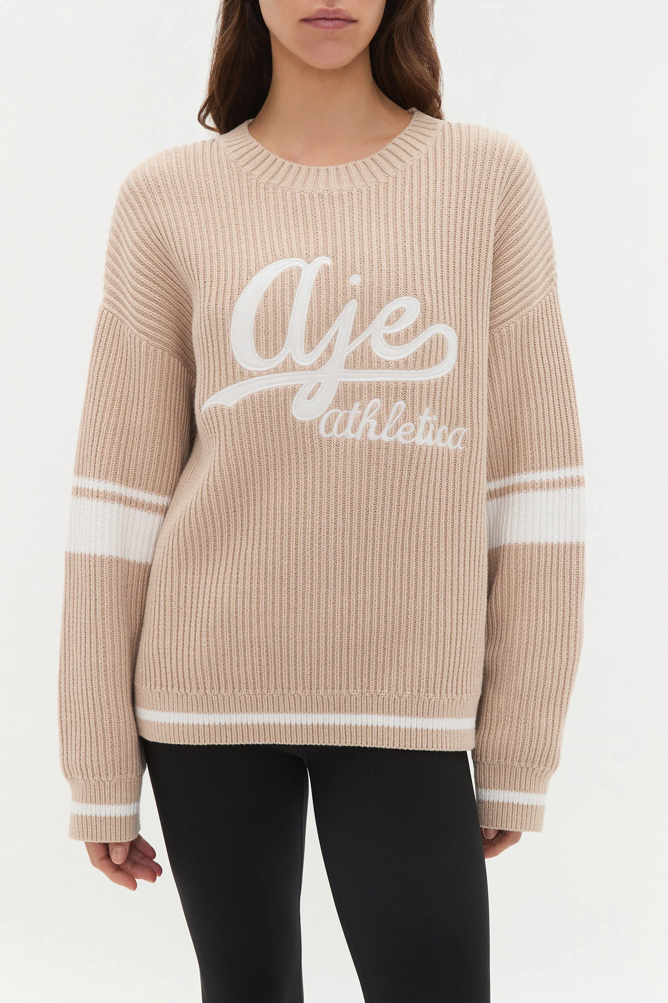 Varsity Logo Rib Knit 401 5 Varsity Logo Rib Knit 401