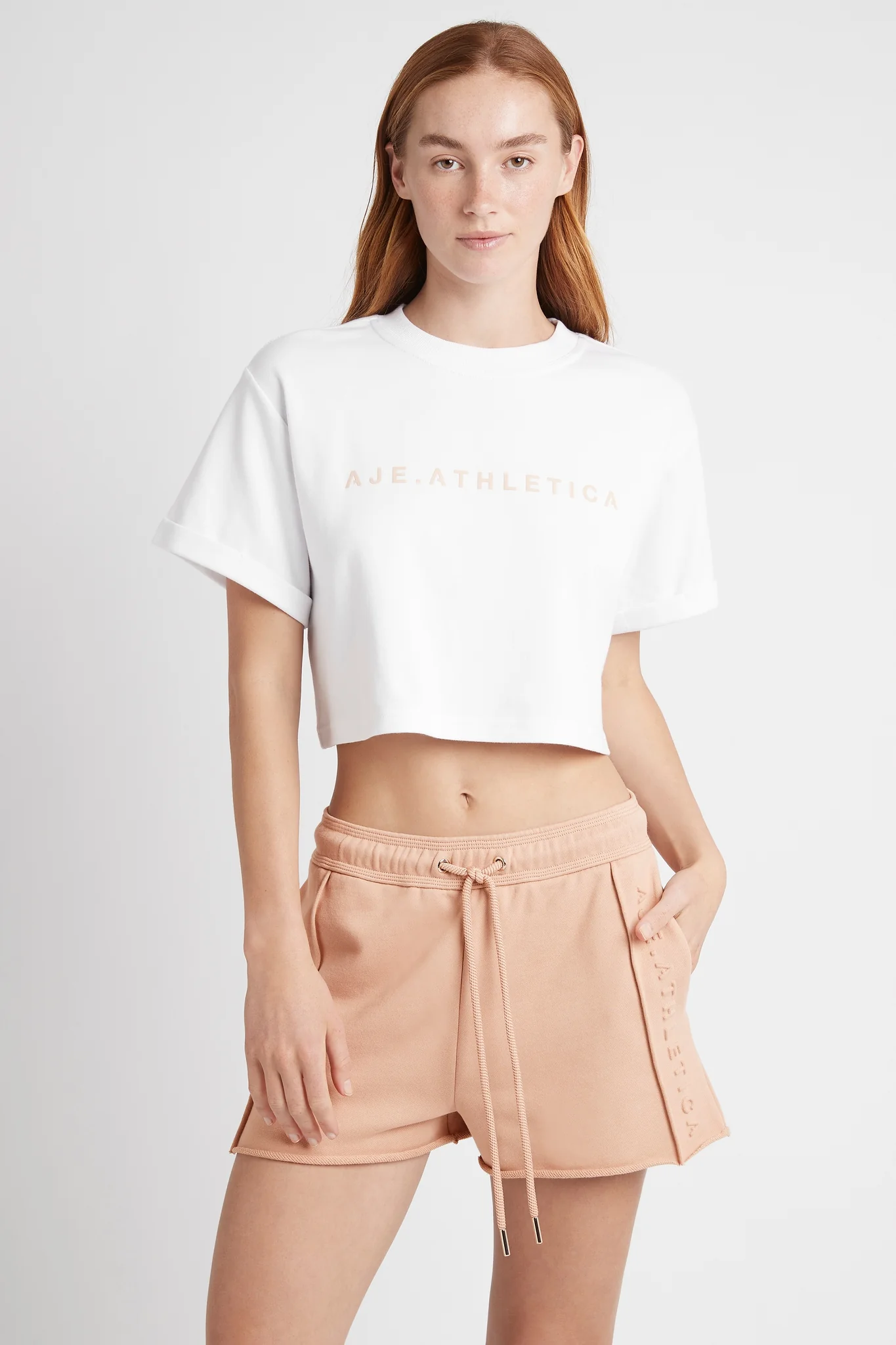 Cropped Signature Logo T-Shirt 104