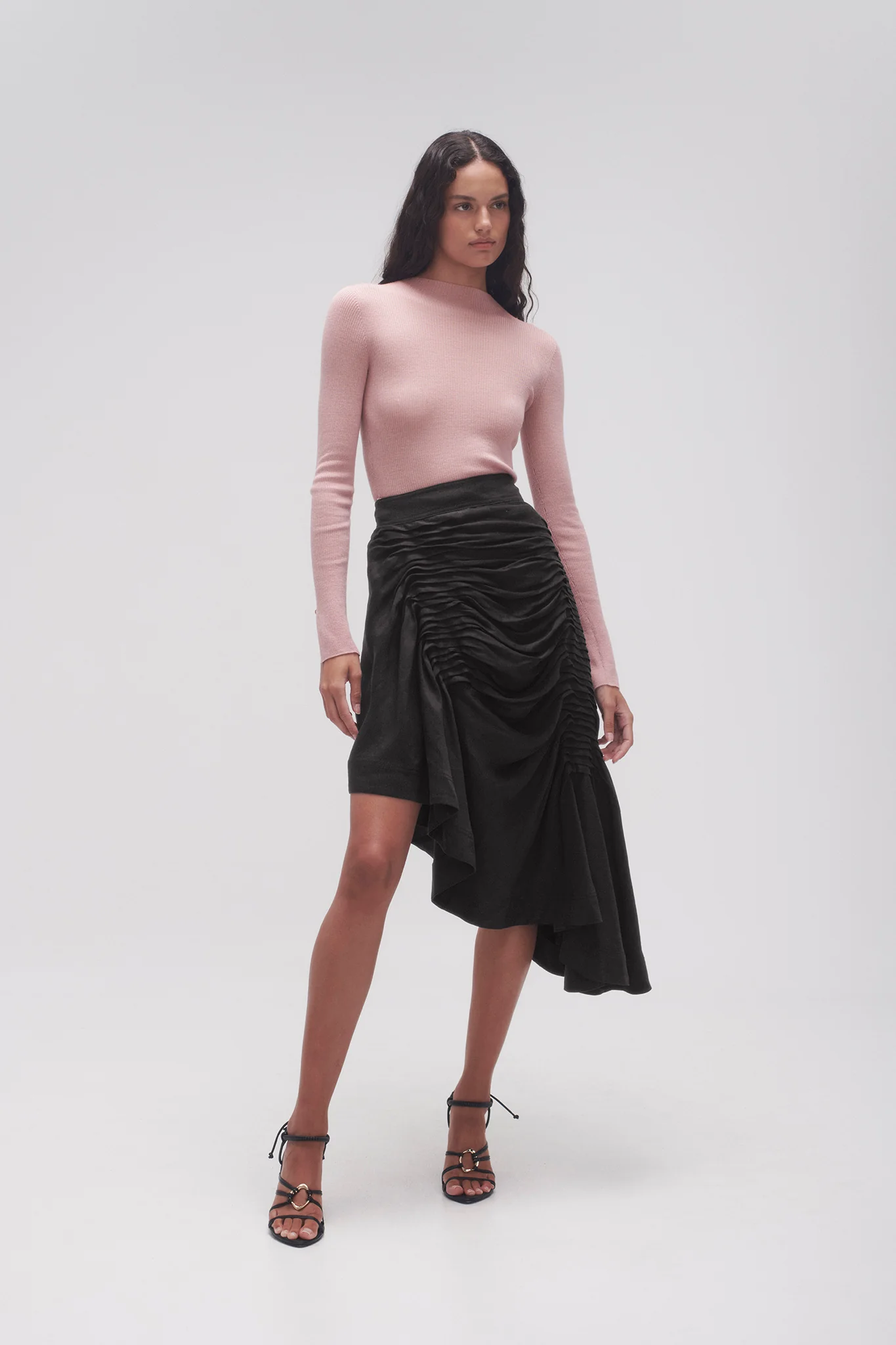 Memoir Asymmetric Midi Skirt Aje — free download