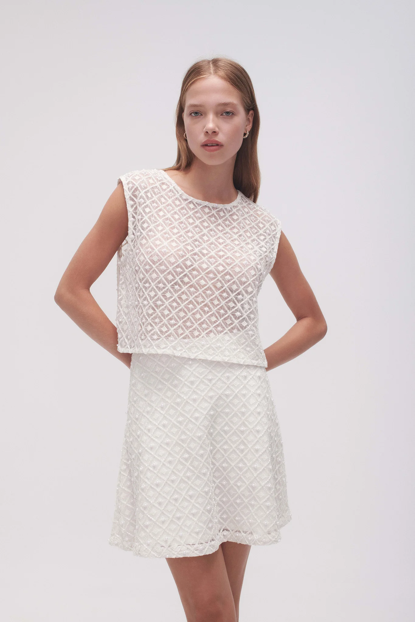 Freya Diamond Pearl Shell Top 3 Freya Diamond Pearl Shell Top