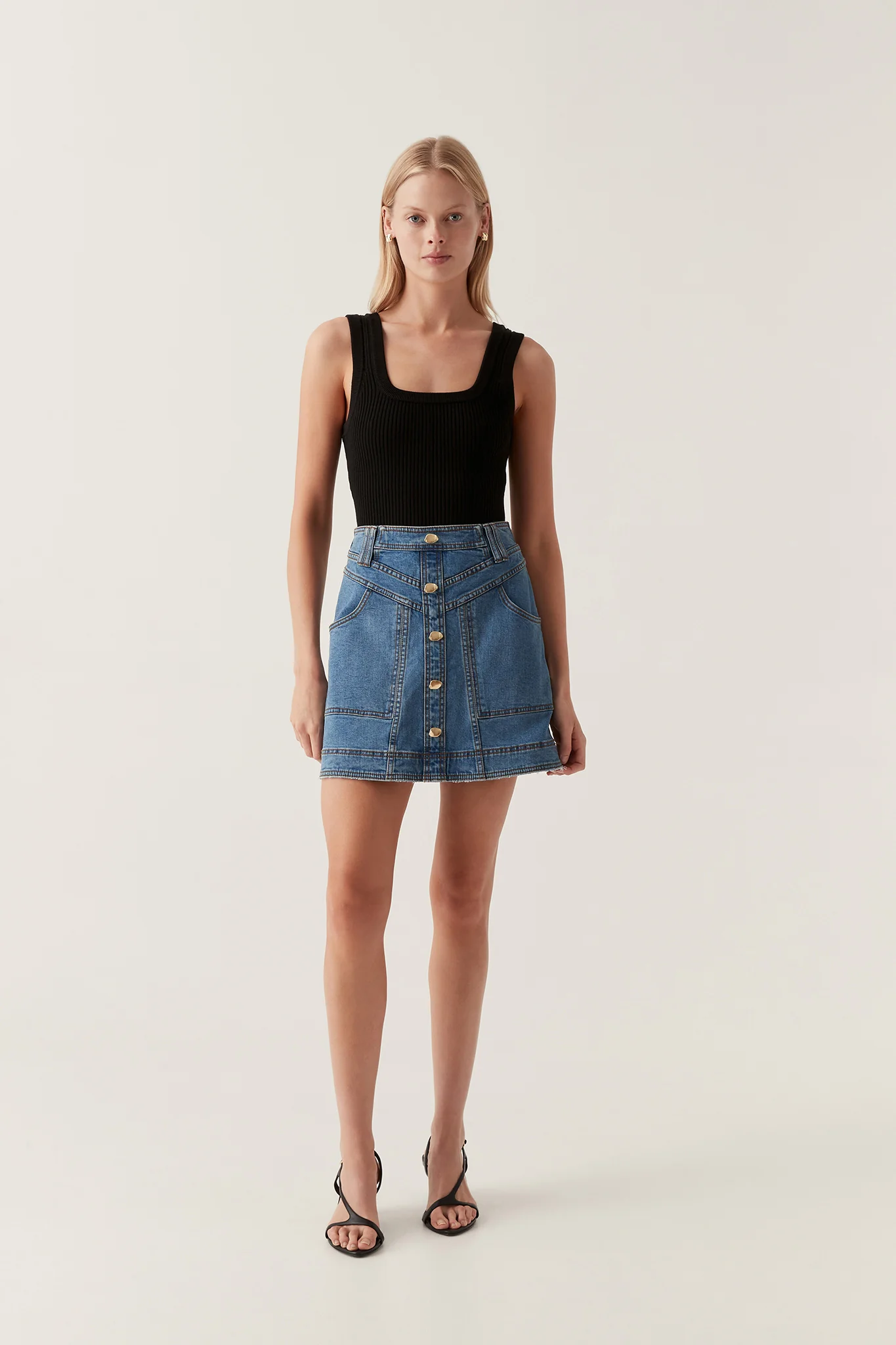 Belmond Denim Mini Skirt 3 Belmond Denim Mini Skirt