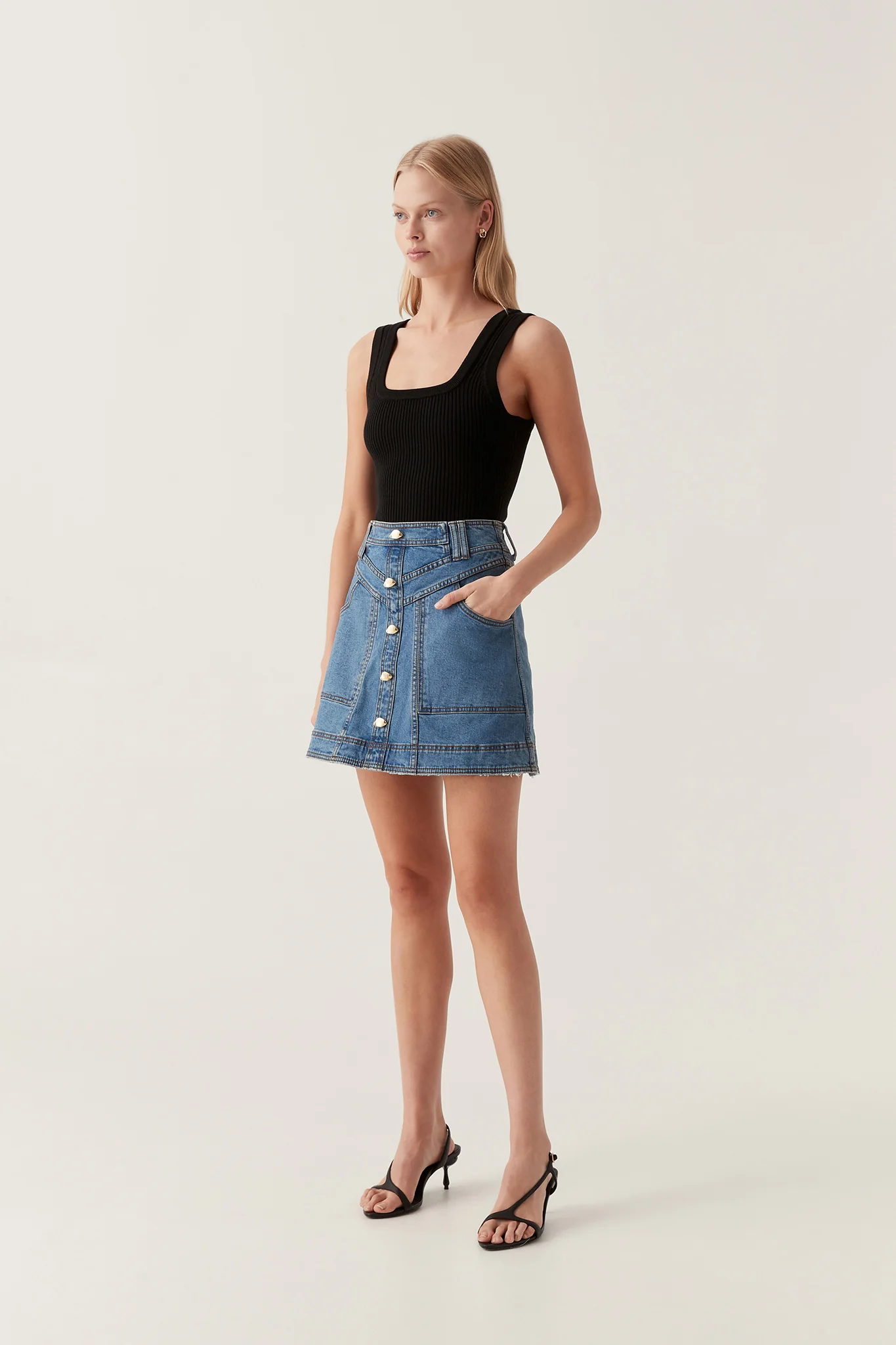 Belmond Denim Mini Skirt 4 Belmond Denim Mini Skirt