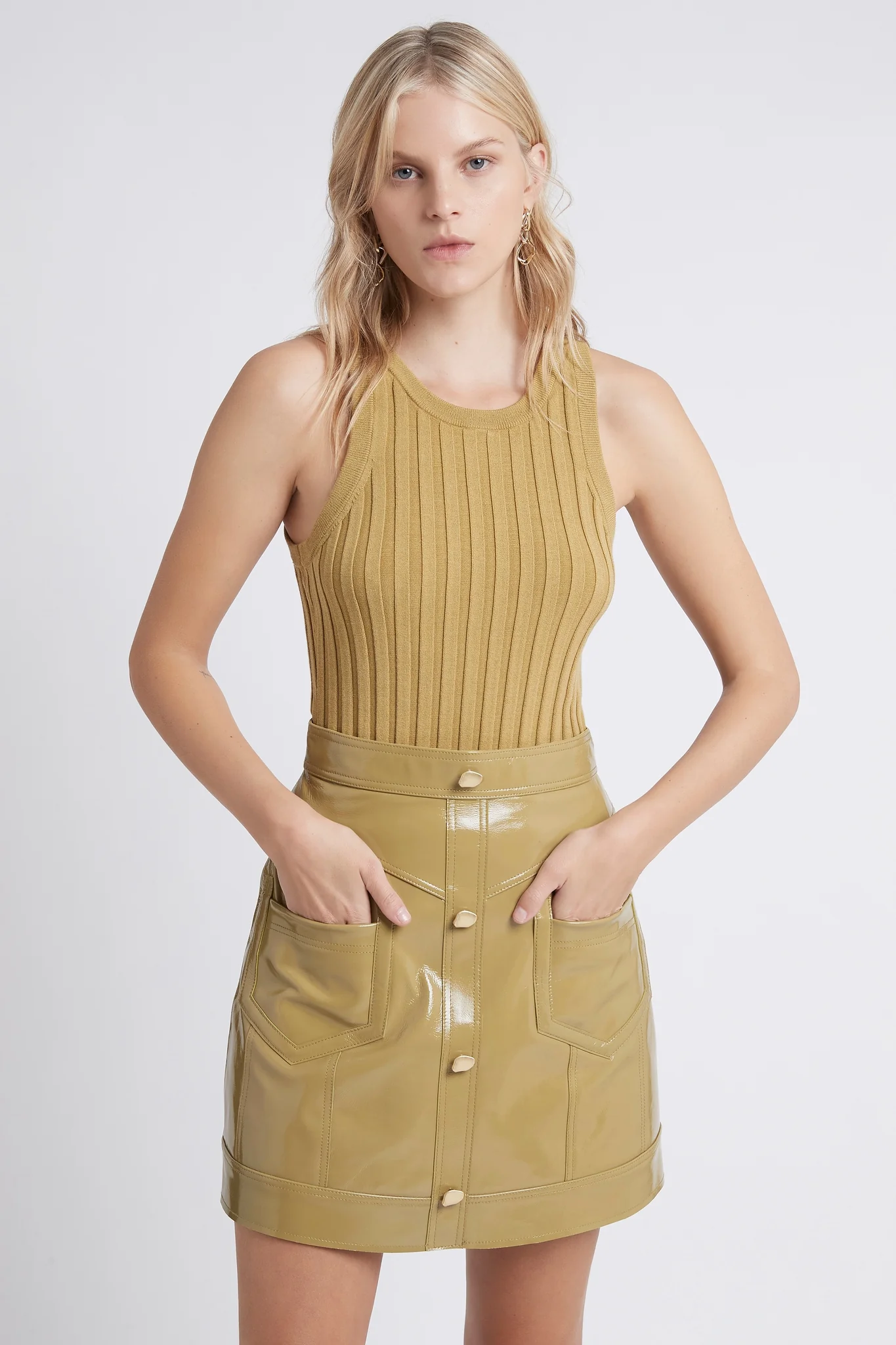 Hydra Racer Knit Ribbed Top