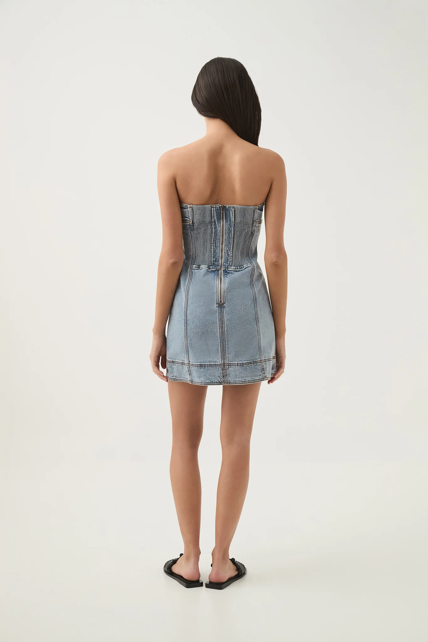 Corie Denim Mini Dress 6 Corie Denim Mini Dress