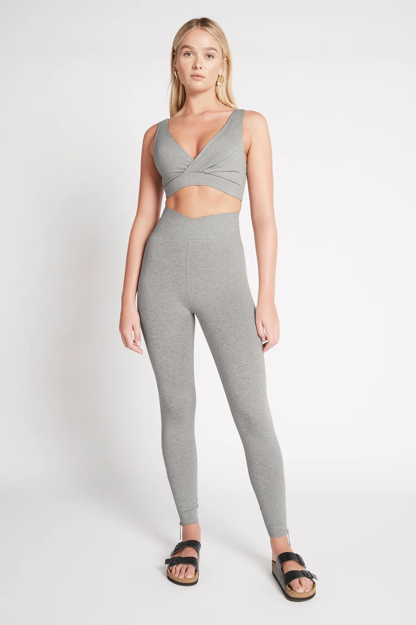 High Rise Crossover 7/8 Zip Legging 214