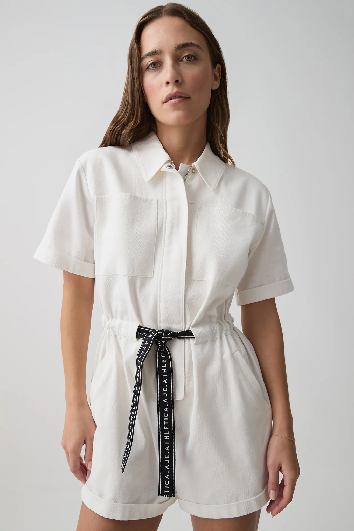 Logo Tape Twill Playsuit 826 1 Logo Tape Twill Playsuit 826