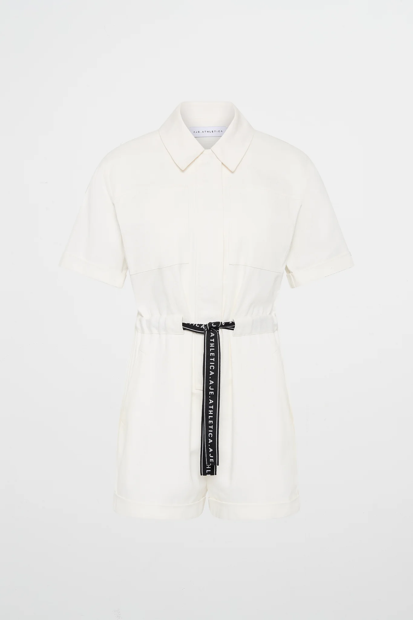Logo Tape Twill Playsuit 826 2 Logo Tape Twill Playsuit 826