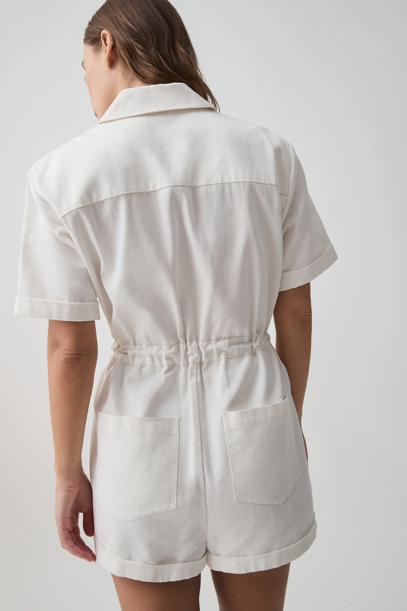 Logo Tape Twill Playsuit 826 6 Logo Tape Twill Playsuit 826